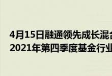 4月15日融通领先成长混合(LOF)C基金成立以来涨了多少（2021年第四季度基金行业怎么配置）