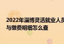 2022年淄博灵活就业人员社保什么时候开始 医保缴费凭证与缴费明细怎么查 