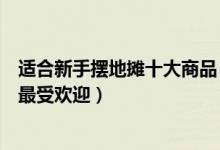 适合新手摆地摊十大商品（新手摆地摊卖什么好摆摊卖什么最受欢迎）