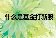 什么是基金打新股（打新基金是什么意思）