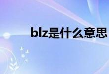 blz是什么意思（BLZ是什么意思）