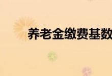 养老金缴费基数是什么 越高越好吗 