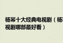 杨幂十大经典电视剧（杨幂演的电视剧有哪些杨幂演过的电视剧哪部最好看）