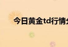 今日黄金td行情分析 2022年6月27日
