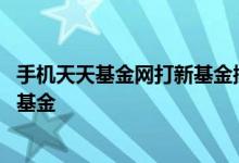 手机天天基金网打新基金操作视频 怎样在天天基金上买打新基金