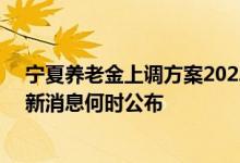 宁夏养老金上调方案2022参考2021 2022宁夏养老金上调新消息何时公布 