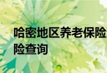 哈密地区养老保险查询 哈密地区个人养老保险查询