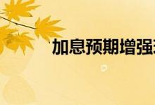 加息预期增强现货黄金顽强拉高