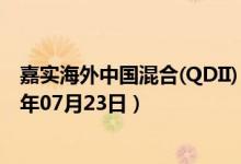 嘉实海外中国混合(QDII)（070012）基金价格查询（2019年07月23日）