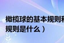 橄榄球的基本规则和专业术语（橄榄球的基本规则是什么）
