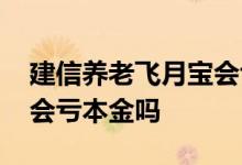 建信养老飞月宝会亏本金吗 建信养老飞月宝会亏本金吗