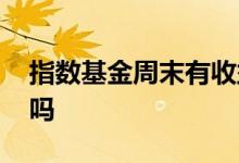 指数基金周末有收益的吗 指数基金周末交易吗