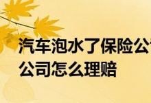 汽车泡水了保险公司怎么理赔 车子泡水保险公司怎么理赔