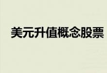 美元升值概念股票 美元升值受益股有哪些