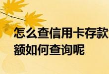 怎么查信用卡存款余额 深发银行信用卡的余额如何查询呢