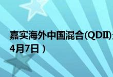 嘉实海外中国混合(QDII)近三月来在同类基金中下降26名（4月7日）