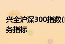 兴全沪深300指数(LOF)A（163407）主要财务指标