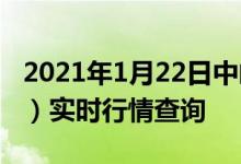 2021年1月22日中邮核心成长混合（590002）实时行情查询