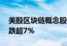 美股区块链概念股盘前普跌MicroStrategy跌超7%