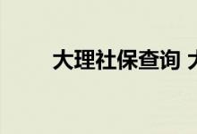 大理社保查询 大理个人社保卡查询