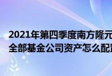 2021年第四季度南方隆元产业主题混合基金资产怎么配置（全部基金公司资产怎么配置）