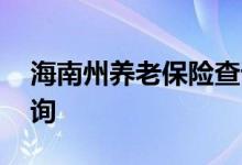 海南州养老保险查询 海南州个人养老保险查询