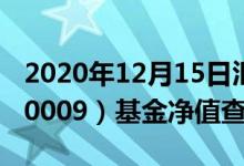2020年12月15日汇添富民营活力混合A（470009）基金净值查询