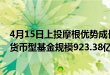 4月15日上投摩根优势成长混合C基金怎么样（2020年公司货币型基金规模923.38亿元）
