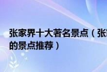 张家界十大著名景点（张家界著名旅游景点介绍张家界有名的景点推荐）