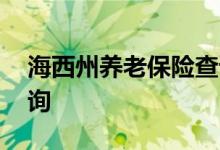 海西州养老保险查询 海西州个人养老保险查询