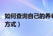 如何查询自己的养老保险缴费情况（有这几种方式）