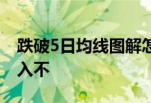 跌破5日均线图解怎么看 跌破5日均线可以买入不