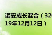 诺安成长混合（320007）基金净值查询（2019年12月12日）