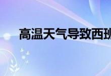 高温天气导致西班牙电力消耗大幅上升