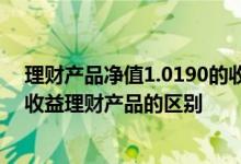 理财产品净值1.0190的收益怎么样 净值类理财产品和年化收益理财产品的区别