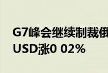 G7峰会继续制裁俄罗斯 6月28日农行纸黄金USD涨0 02%