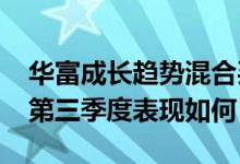 华富成长趋势混合买的人多吗（基金2021年第三季度表现如何）