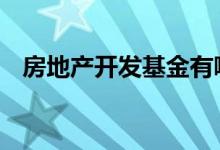 房地产开发基金有哪些 房地产基金有哪些