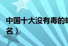 中国十大没有毒的蛇（国内最常见无毒蛇类排名）