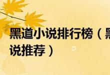 黑道小说排行榜（黑道小说大全关于黑道的小说推荐）