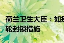 荷兰卫生大臣：如疫情加剧将不排除实施新一轮封锁措施