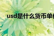 usd是什么货币单位符号 usd是什么货币