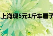 上海现5元1斤车厘子（一上架很快销售一空）