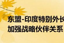 东盟-印度特别外长会在新德里召开会议同意加强战略伙伴关系