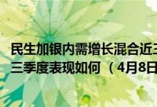 民生加银内需增长混合近三月以来涨了多少（基金2021年第三季度表现如何 （4月8日））