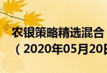 农银策略精选混合（660010）基金净值查询（2020年05月20日）