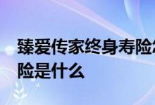 臻爱传家终身寿险怎么样 臻爱传家21终身寿险是什么