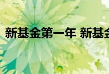 新基金第一年 新基金第一年会有很多收益吗