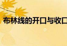 布林线的开口与收口 布林线开口收口紧口诀