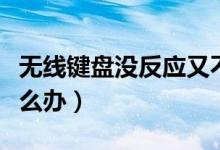 无线键盘没反应又不亮灯（无线键盘没反应怎么办）